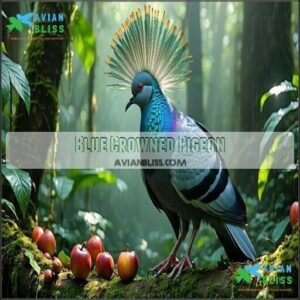 Blue Crowned Pigeon