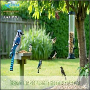 Creating Separate Feeding Areas