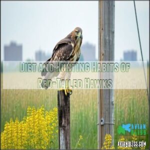 Diet and Hunting Habits of Red-Tailed Hawks