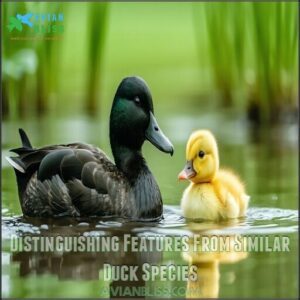 Distinguishing Features From Similar Duck Species
