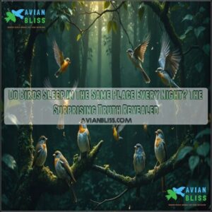 do birds sleep in the same place every night do birds sleep in the same place every night