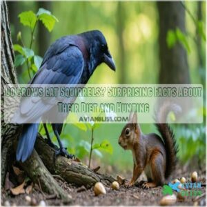 do crows eat squirrels