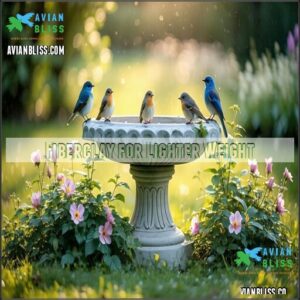 Fiberclay for Lighter Weight