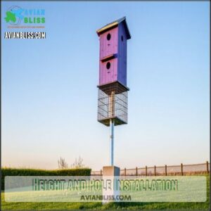 Height and Pole Installation