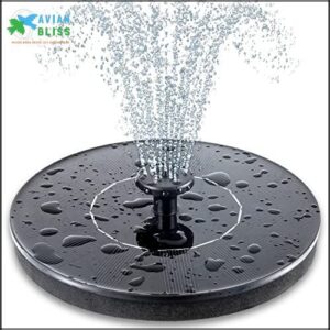 Mademax Solar Bird Bath Fountain B085C5LQN3