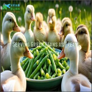 Serving Green Beans as Treats