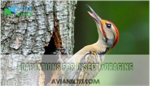 adaptations for insect foraging