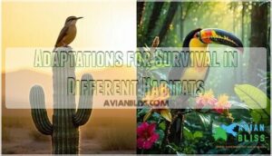 adaptations for survival in different habitats