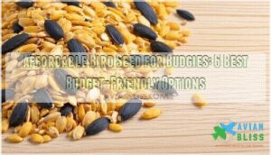 affordable bird seed for budgies