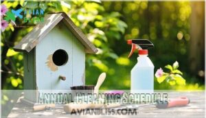 annual cleaning schedule