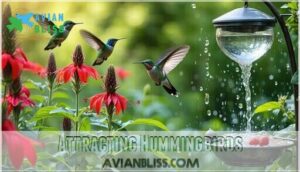 attracting hummingbirds