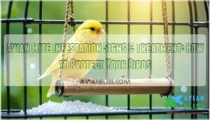 avian mite infestation signs treatment