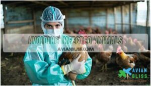 avoiding infected animals