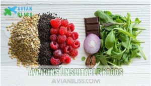 avoiding unsuitable foods