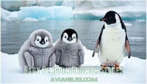 baby penguin growth stages