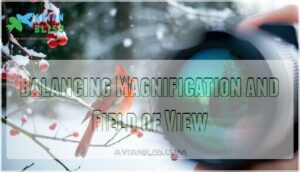balancing magnification and field of view