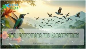 bird adaptations for conservation