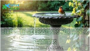 bird bath accessories for water features