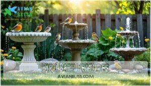 bird bath features bird bath features