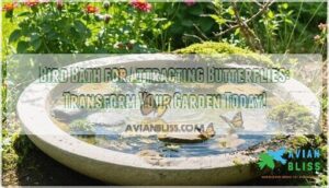 bird bath for attracting butterflies