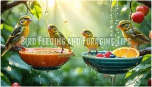 bird feeding and foraging tips