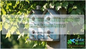 bird house with multiple compartments bird house with multiple compartments