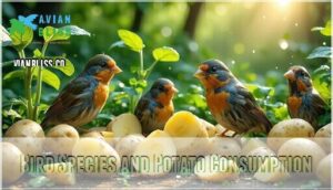 bird species and potato consumption