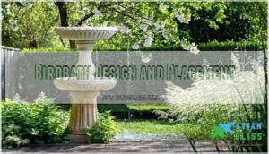 birdbath design and placement