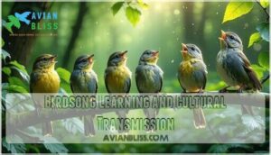birdsong learning and cultural transmission