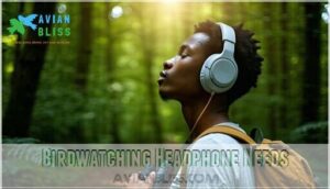 birdwatching headphone needs