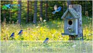 blue birds habitat needs