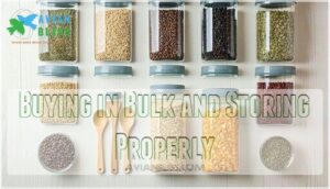 buying in bulk and storing properly