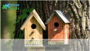 cedar vs redwood