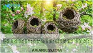 choosing the right hummingbird house