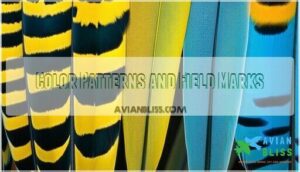 color patterns and field marks