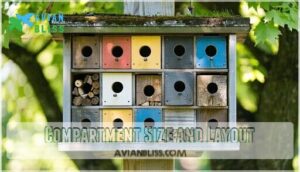 compartment size and layout compartment size and layout