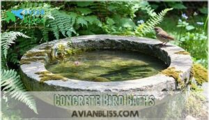 concrete bird baths concrete bird baths