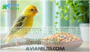 converting a canary to a pelleted diet