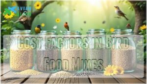 cost factors in bird food mixes