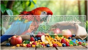 creating a balanced diet for your large bird
