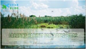 creating habitat for water birds