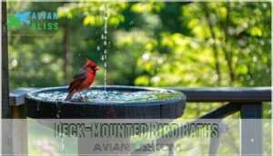 deck-mounted bird baths deck-mounted bird baths