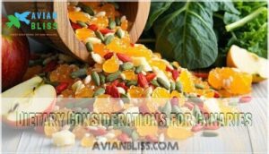 dietary considerations for canaries