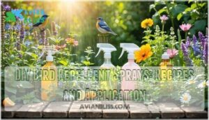 diy bird repellent sprays: recipes and application