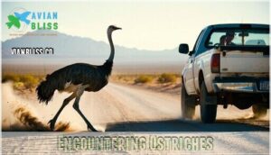 encountering ostriches encountering ostriches
