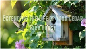 extending the life of your cedar bird house