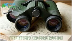 eyepiece size and construction