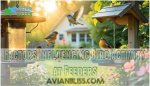 factors influencing bird activity at feeders