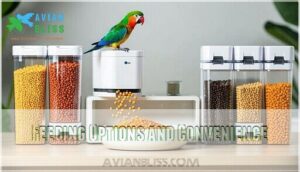 feeding options and convenience