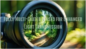 fully multi-coated lenses for enhanced light transmission